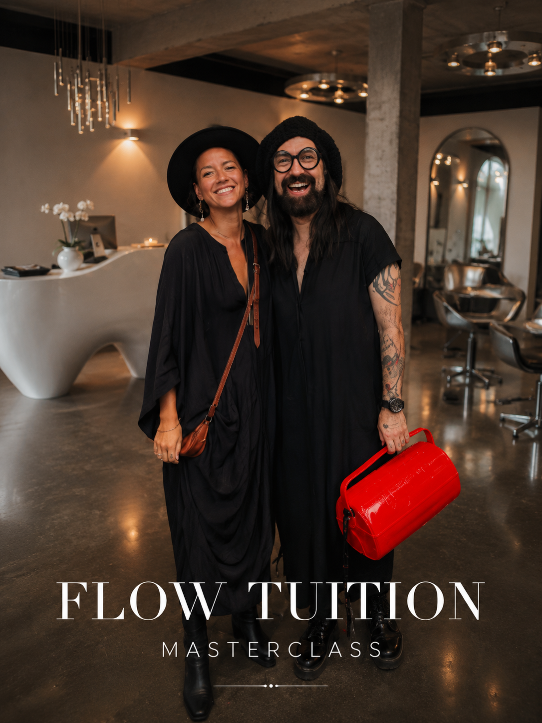 Juliette den Ouden en Marcus Koehler, trainers Flow-Tuition