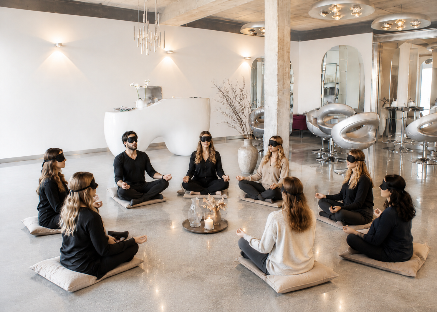 Flow-Tuition, groep meditatie