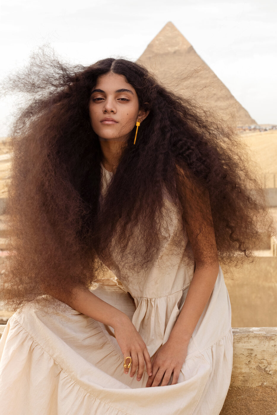 Editorial hair look created during Unlock Your Creativity